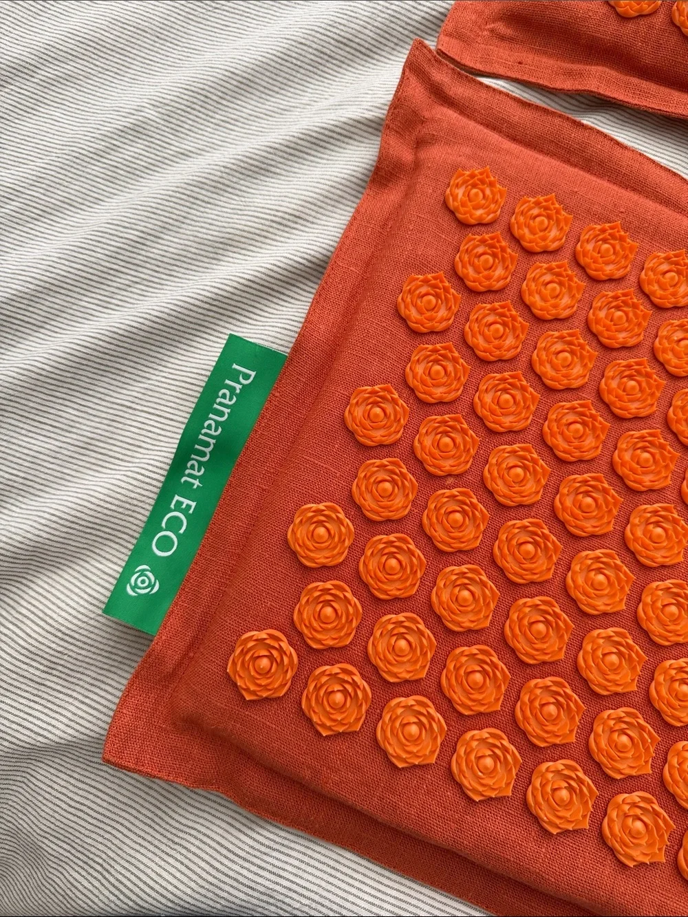 Pranamat Mini and Pranapillow Eco in Orange
